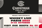 Romania's first single malt whisky, first time on the French market at Whisky Live Paris 2023