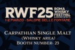 Carpathian Single Malt Whisky, to shine at Roma Whisky Festival & Brown Spirits, 1st – 2nd of  March 2025